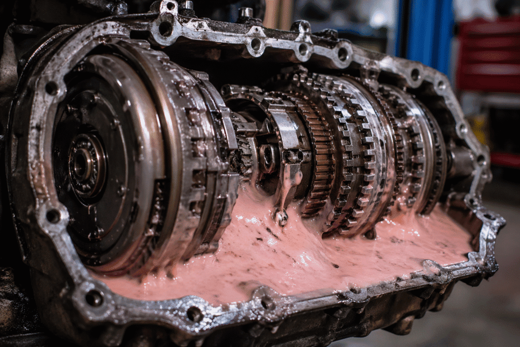 חדירת מים תיבת הילוכים